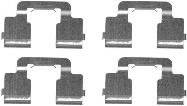 Mintex Brake Pad Accessory Fitting Kit Full Set Rear Axle MBA1733 - image 2