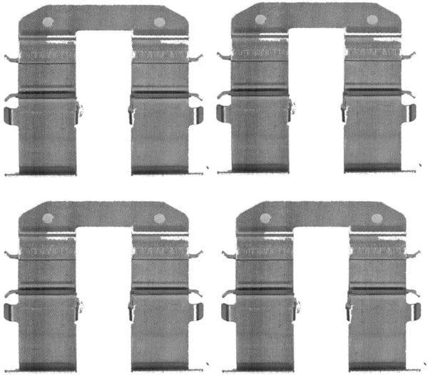 Mintex Brake Pad Accessory Fitting Kit Full Set Rear Axle MBA1734 - image 2