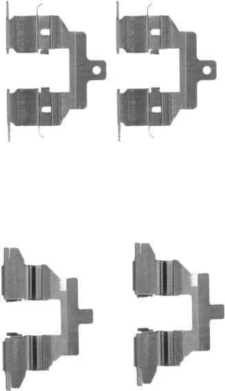 Mintex Brake Pad Accessory Fitting Kit Full Set Rear Axle MBA1737 - image 2