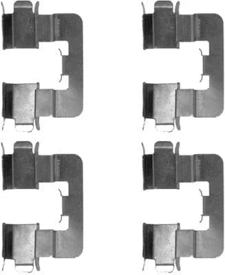 Mintex Brake Pad Accessory Fitting Kit Full Set Rear Axle MBA1741 - image 2