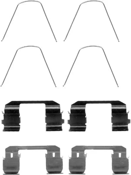 Mintex Brake Pad Accessory Fitting Kit Full Set Front Axle MBA1743 - image 2