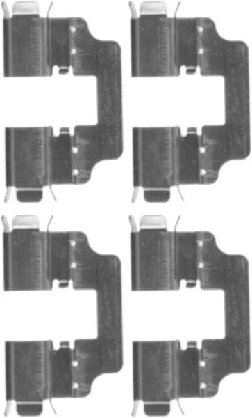 Mintex Brake Pad Accessory Fitting Kit Full Set Rear Axle MBA1750 - image 2