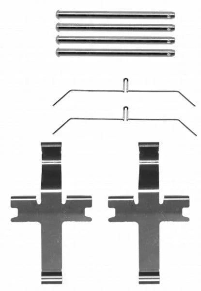Mintex Brake Pad Accessory Fitting Kit Full Set Front Axle MBA1752 - image 2