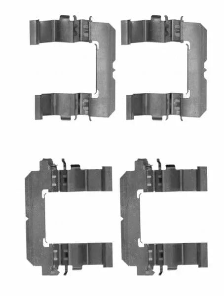 Mintex Brake Pad Accessory Fitting Kit Full Set Front Axle MBA1756 - image 2