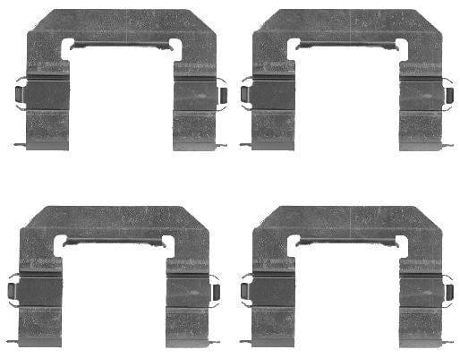 Mintex Brake Pad Accessory Fitting Kit Full Set Front Axle MBA1761 - image 3