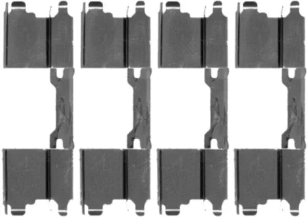 Mintex Brake Pad Accessory Fitting Kit Full Set Front Axle MBA1762 - image 2
