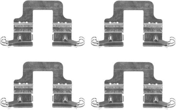 Mintex Brake Pad Accessory Fitting Kit Full Set Rear Axle MBA1766 - image 2