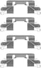 Mintex Brake Pad Accessory Fitting Kit Full Set Front Axle MBA1769 thumbnail