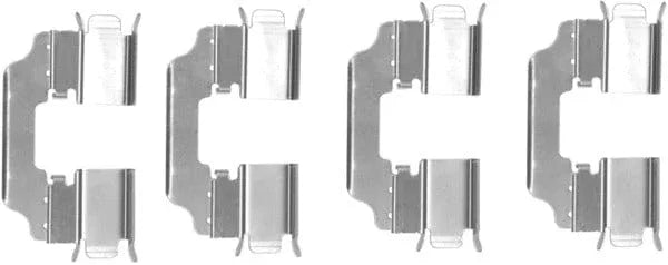 Mintex Brake Pad Accessory Fitting Kit Full Set Rear Axle MBA1770 - image 2