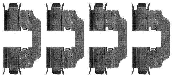 Mintex Brake Pad Accessory Fitting Kit Full Set Rear Axle MBA1773 - image 3