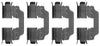 Mintex Brake Pad Accessory Fitting Kit Full Set Rear Axle MBA1773 thumbnail