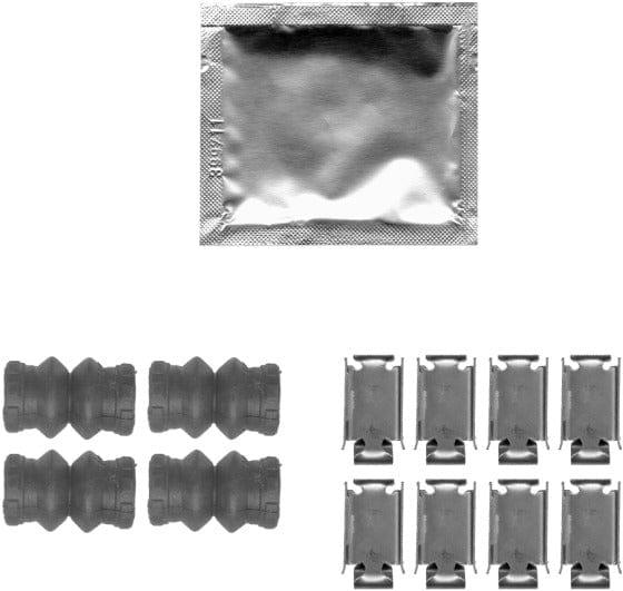 Mintex Brake Pad Accessory Fitting Kit Full Set Front Axle MBA1788 - image 2