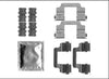 Mintex Brake Pad Accessory Fitting Kit Full Set Rear Axle MBA1806 thumbnail