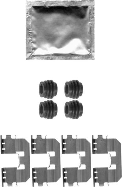 Mintex Brake Pad Accessory Fitting Kit Full Set Rear Axle MBA1810 - image 2