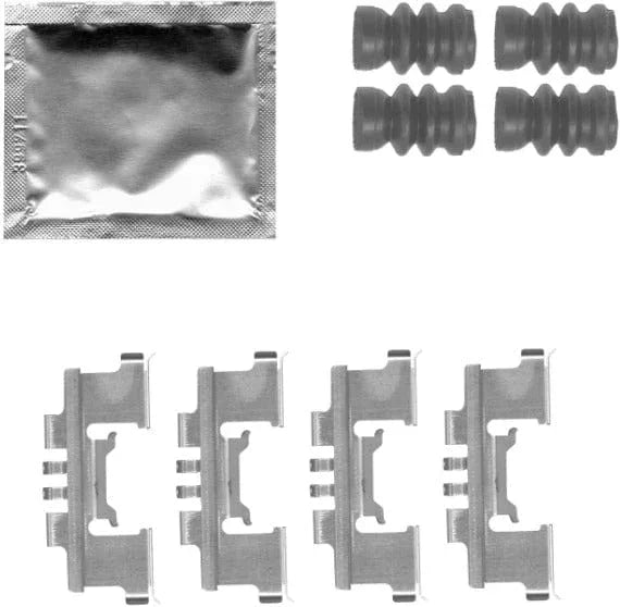 Mintex Brake Pad Accessory Fitting Kit Full Set Front Or Rear Axle MBA1812 - image 2