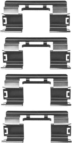 Mintex Brake Pad Accessory Fitting Kit Full Set Front Axle MBA1813 - image 2