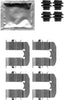 Mintex Brake Pad Accessory Fitting Kit Full Set Rear Axle MBA1814 thumbnail