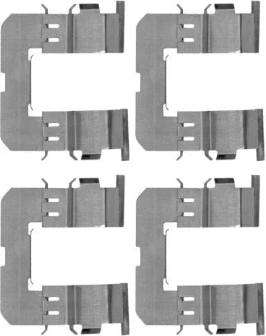Mintex Brake Pad Accessory Fitting Kit Full Set Rear Axle MBA1816 - image 2