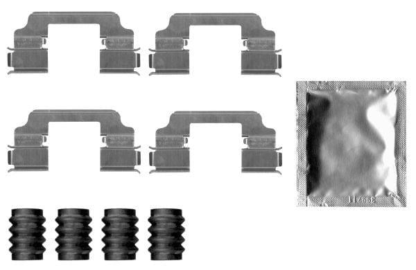 Mintex Brake Pad Accessory Fitting Kit Full Set Rear Axle MBA1826 - image 3