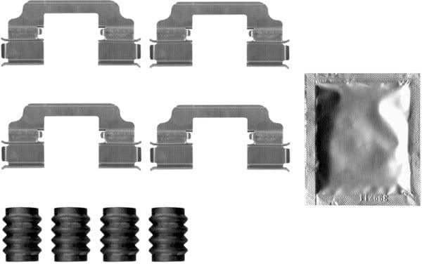 Mintex Brake Pad Accessory Fitting Kit Full Set Rear Axle MBA1826 - image 2