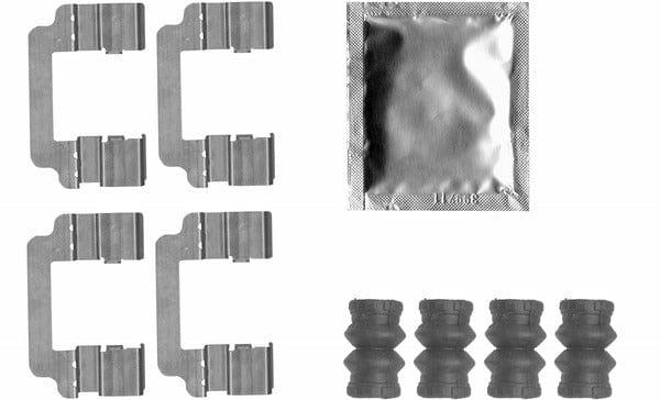 Mintex Brake Pad Accessory Fitting Kit Full Set Rear Axle MBA1830 - image 2