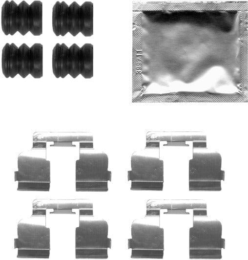 Mintex Brake Pad Accessory Fitting Kit Full Set Front Axle MBA1835 - image 2