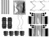 Mintex Brake Pad Accessory Fitting Kit Full Set Rear Axle MBA1836 thumbnail