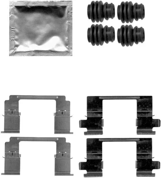 Mintex Brake Pad Accessory Fitting Kit Full Set Front Axle MBA1840 - image 2