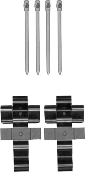 Mintex Brake Caliper Accessory Fitting Kit Full Set Front Axle MBA1852 - image 2