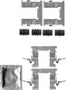 Mintex Brake Pad Accessory Fitting Kit Full Set Front Axle MBA1853 thumbnail