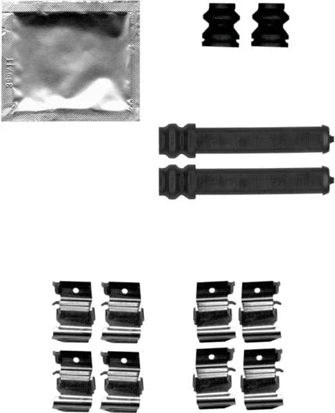 Mintex Brake Pad Accessory Fitting Kit Full Set Front Axle MBA1855 - image 2