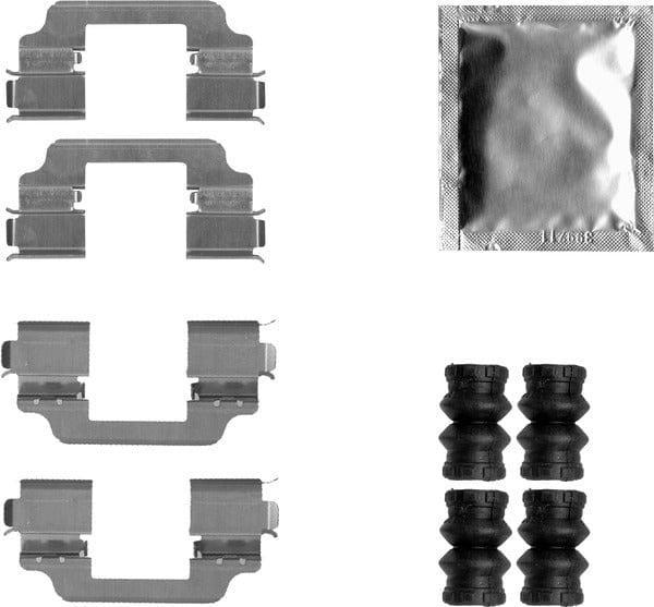 Mintex Brake Pad Accessory Fitting Kit Full Set Front Axle MBA1861 - image 2