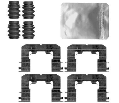 Mintex Brake Pad Accessory Fitting Kit Full Set Front Axle MBA1865 - image 3