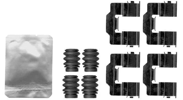 Mintex Brake Pad Accessory Fitting Kit Full Set Front Axle MBA1868 - image 3