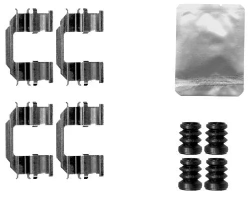 Mintex Brake Pad Accessory Fitting Kit Full Set Front Axle MBA1870 - image 3