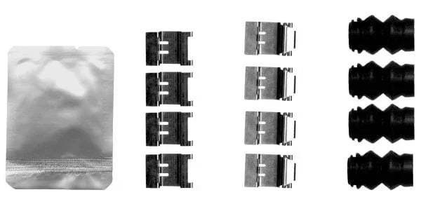 Mintex Brake Pad Accessory Fitting Kit Full Set Front Or Rear Axle MBA1874 - image 3