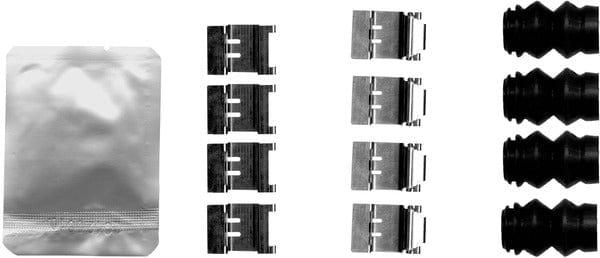 Mintex Brake Pad Accessory Fitting Kit Full Set Front Or Rear Axle MBA1874 - image 2