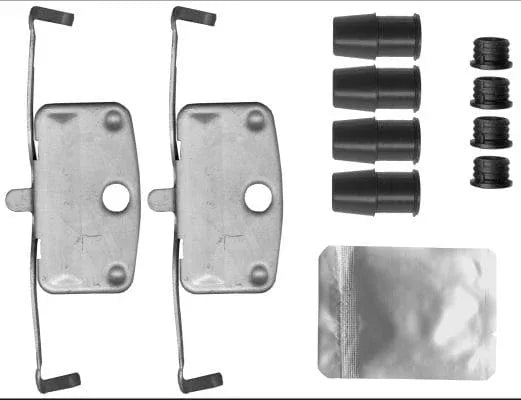 Mintex Brake Caliper Accessory Fitting Kit Full Set Front Axle MBA1882 - image 3