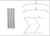 Mintex Brake Pad Accessory Fitting Kit Full Set Front Axle MBA1885 thumbnail