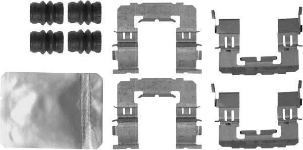 Mintex Brake Pad Accessory Fitting Kit Full Set Front Axle MBA1891 - image 2
