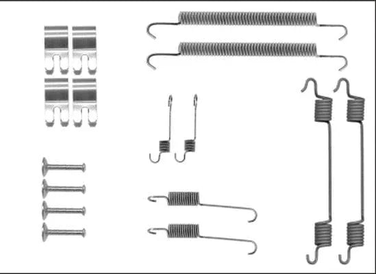 Mintex Brake Shoes Accessory Fitting Kit Rear Axle MBA29 - image 2