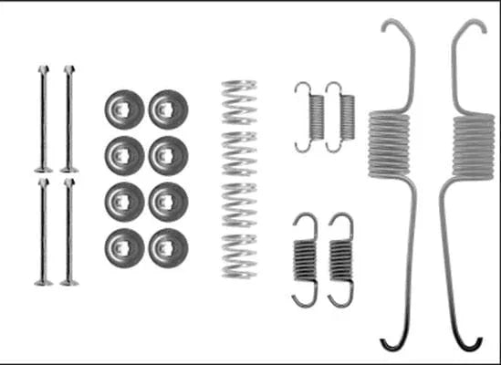 Mintex Brake Shoes Accessory Fitting Kit Rear Axle MBA3 - image 3