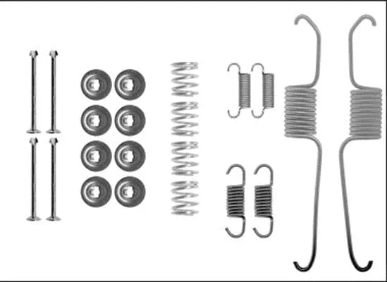 Mintex Brake Shoes Accessory Fitting Kit Rear Axle MBA3 - image 2