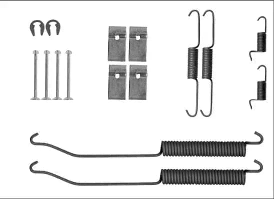 Mintex Brake Shoes Accessory Fitting Kit Rear Axle MBA36 - image 2