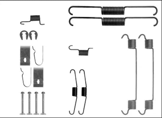 Mintex Brake Shoes Accessory Fitting Kit Rear Axle MBA38 - image 2