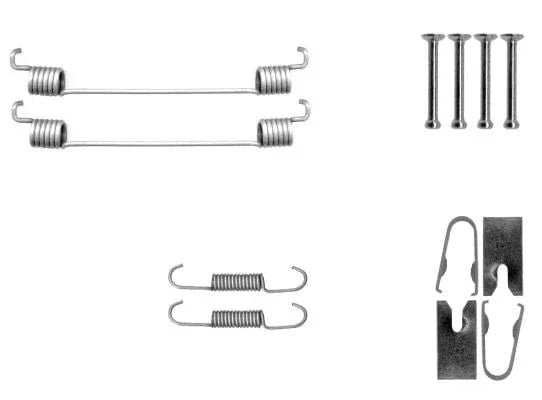 Mintex Brake Shoes Accessory Fitting Kit Rear Axle MBA40 - image 3