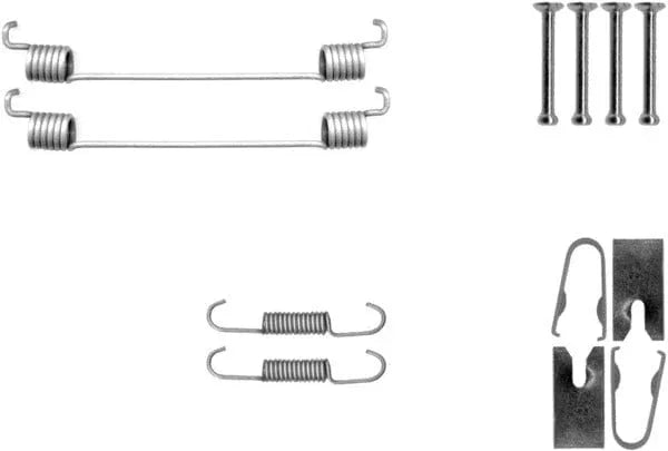 Mintex Brake Shoes Accessory Fitting Kit Rear Axle MBA40 - image 2