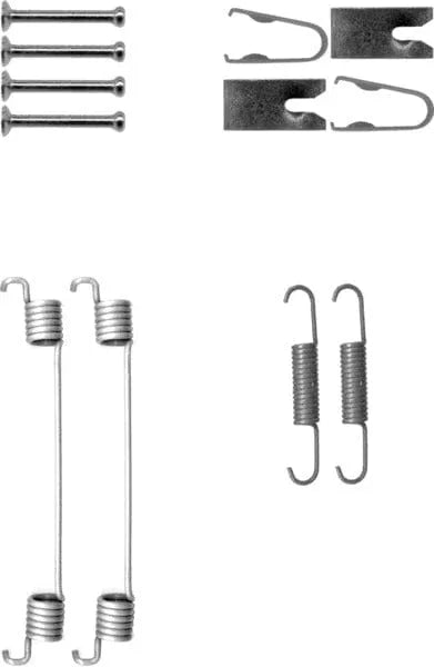 Mintex Brake Shoes Accessory Fitting Kit Rear Axle MBA42 - image 2