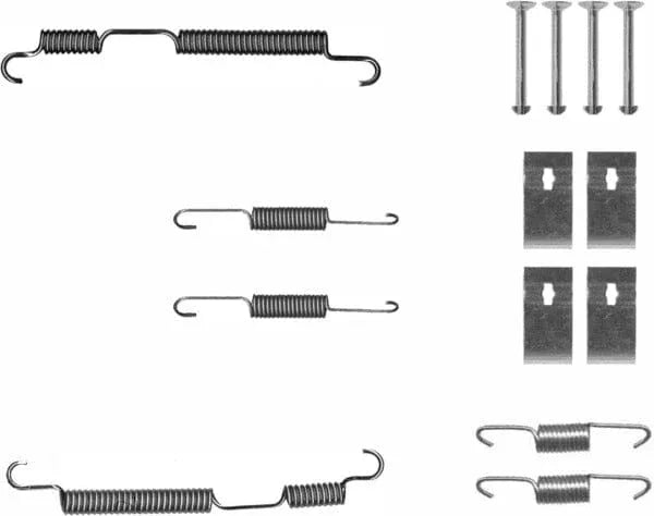 Mintex Brake Shoes Accessory Fitting Kit Rear Axle MBA50 - image 2
