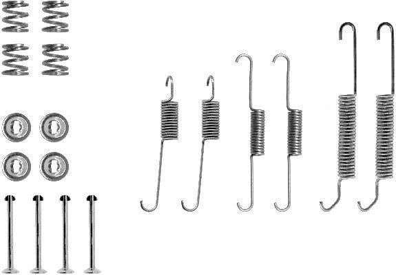Mintex Brake Shoes Accessory Fitting Kit Rear Axle MBA590 - image 3